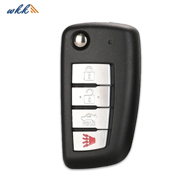 3+1Buttons KBRASTU15 Flip Remote Key for 2007-2012 Nissan Sentra
