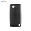 3Buttons 0536Model 46CHIP 433MHz Flip Remote Key for 2010+ Peugeot 308