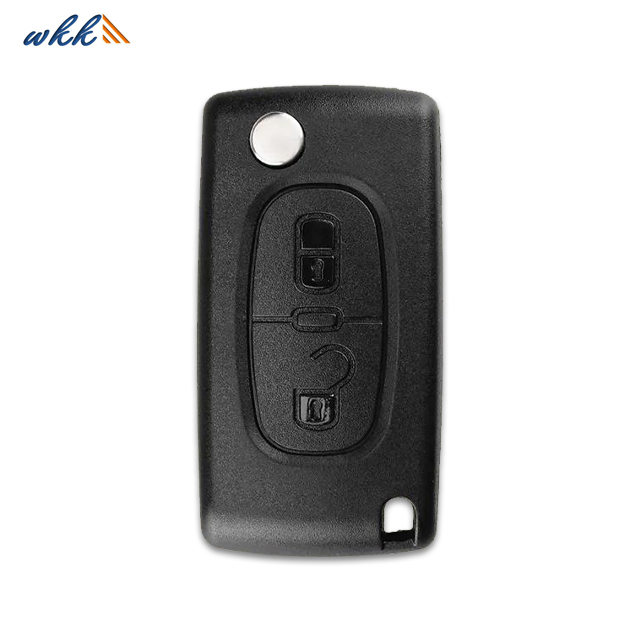 2Buttons 0536Model 433MHz Filp Key for 2006-2011 Peugeot 207