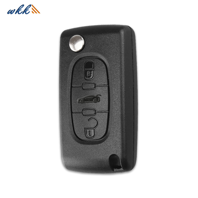3Buttons 6490A3 0536 Model 433MHz Flip Key for Citroen C5