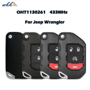 Flip Key Shell 2btn / 2+1btn / 3+1btn OHT1130261 for Jeep Wrangler