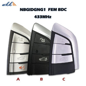 Smart Key Shell 3btn / 3+1btn NBGIDGNG1 for BMW 