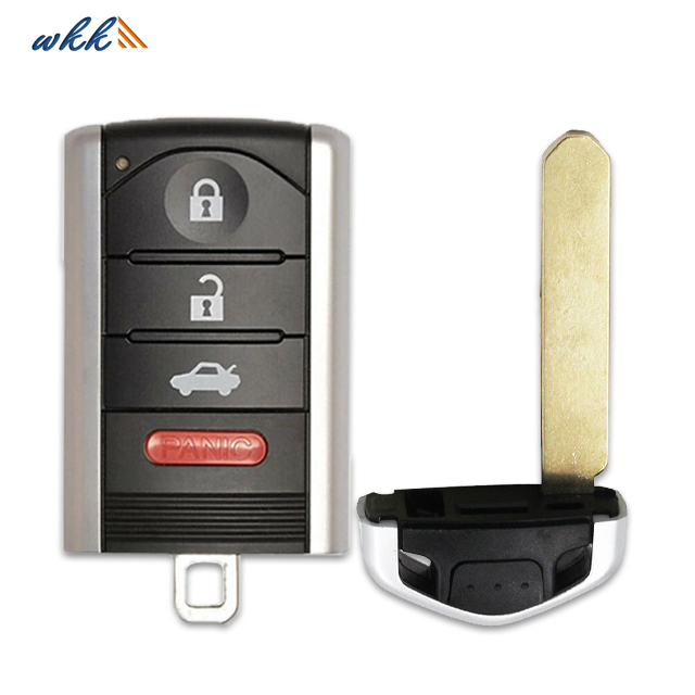3+1Buttons 72147-TX6-A01 Smart Key Fob for 2013-2015 Acura ILX
